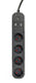 EAN 8716309128407 - Gembird TSL-PS-S4U-01 regleta inteligente 4 salidas AC Tipo E 1,5 m 3 3680 W Negro imagen 1