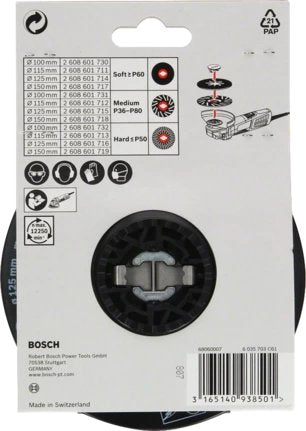 EAN 3165140938471 - Bosch 2 608 601 711 accesorio para amoladora angular Almohadilla de apoyo imagen 5