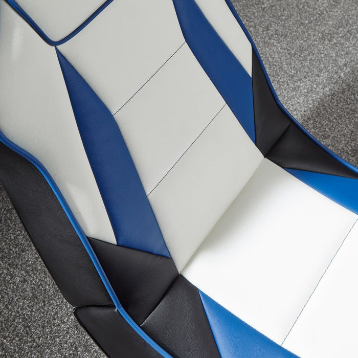 EAN 94338210262 - X Rocker 2021026 silla para videojuegos Silla gaming Asiento acolchado tapizado Negro, Azul, Blanco imagen 7