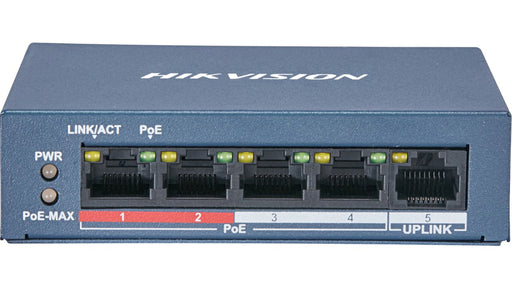 EAN 6941264013952 - Hikvision DS-3E0105P-E/M(B) switch L2 Fast Ethernet (10/100) Energía sobre Ethernet (PoE) Gris imagen 1