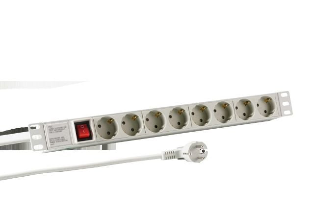 EAN 4049759278175 - EFB Elektronik EK631DE.2GR base múltiple 2 m 8 salidas AC Interior Gris imagen 1