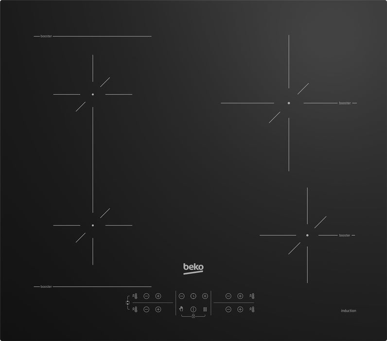 EAN 8690842549496 - Beko HII64200SFMT Negro Integrado 59 cm Con placa de inducción 4 zona(s) imagen 1