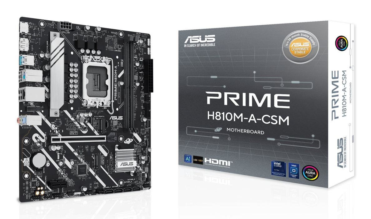 EAN 4711387844625 - ASUS PRIME H810M-A-CSM Intel H810 LGA 1851 (Socket V1) micro ATX imagen 1