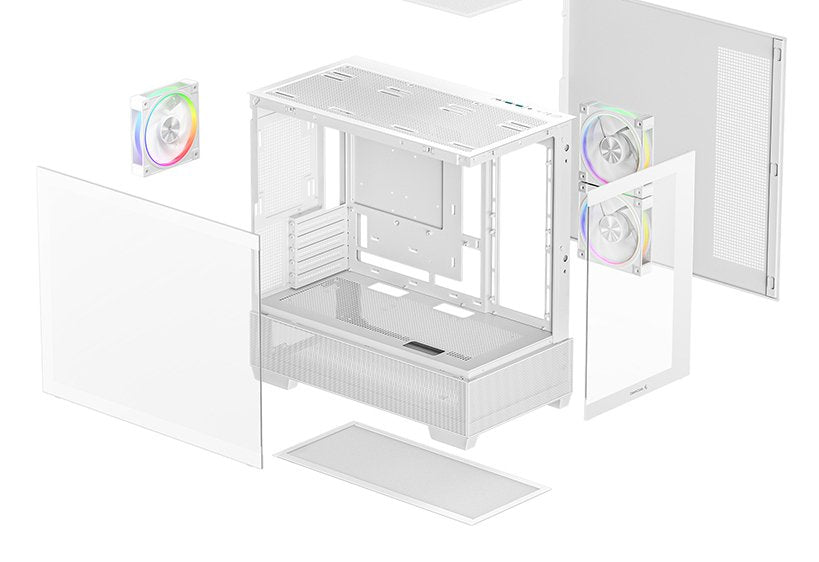 EAN 6933412765462 - DeepCool CG380 3F WH Midi Tower Blanco imagen 10