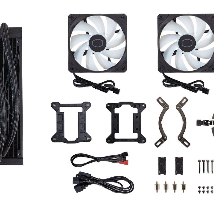 EAN 4719512137680 - Cooler Master MasterLiquid 240L Core ARGB Procesador Kit de refrigeración líquida 12 cm Negro imagen 6