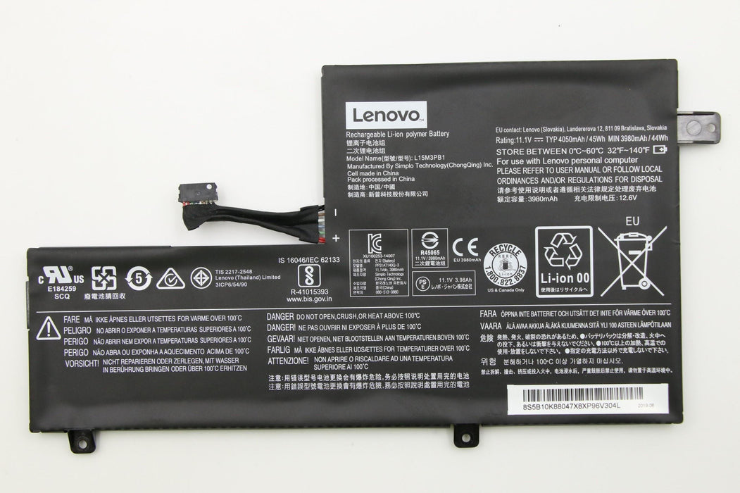 EAN 5711783433996 - Lenovo 5B10K88047 refacción para laptop Batería imagen 1