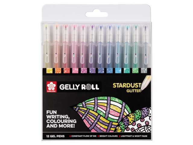 EAN 8710141131571 - Sakura POXPGBSTA12 bolígrafo de gel Bolígrafo de gel con tapa Fino Multicolor 12 pieza(s) imagen 1