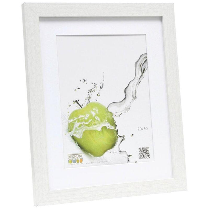 Deknudt S66kf1 P1  White   20x30 Wooden Frame With Passepartout