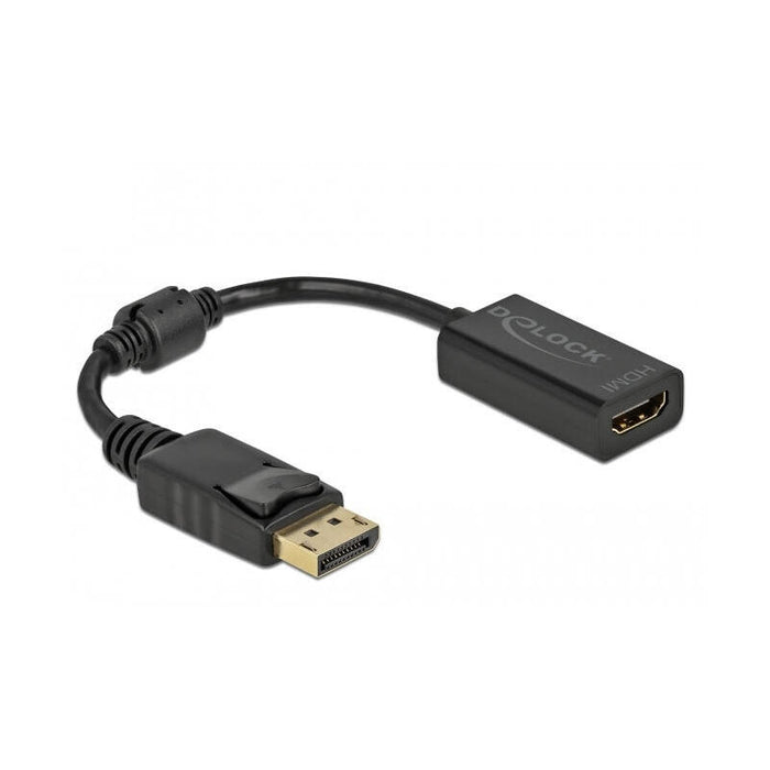 Delock Adaptador Displayport 1.1 Macho A Hdmi Hembra Passiv Negro