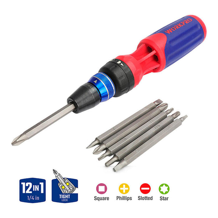 Destornillador Carraca 12 En 1