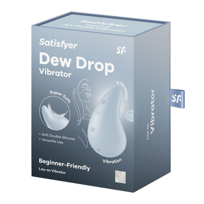 Satisfyer - Dew Drop Vibrador Lay-On Azul