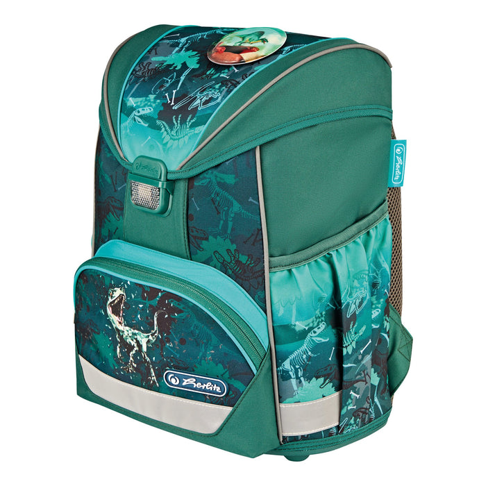 EAN 4008110358444 - Herlitz UltraLight Plus Green Rex juego de mochila escolar Niño Poliéster Verde, Turquesa imagen 8