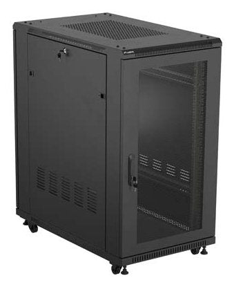 EAN 5901969447170 - Lanberg FF01-6022-23B armario rack 22U Rack o bastidor independiente Negro imagen 3