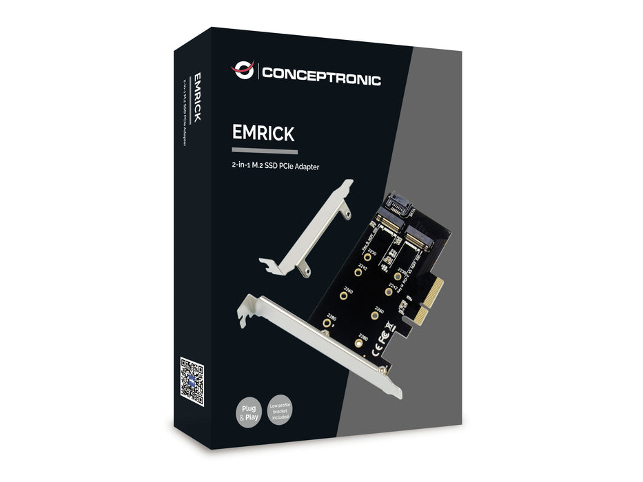 EAN 4015867223666 - Conceptronic EMRICK04B tarjeta y adaptador de interfaz Interno M.2 imagen 4