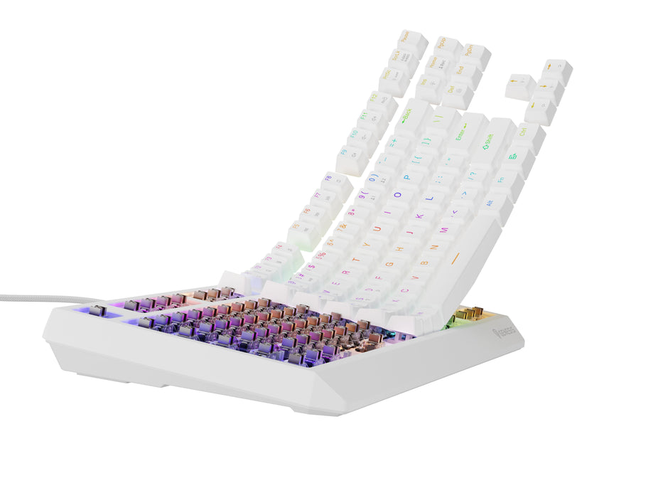 EAN 5901969443301 - GENESIS Thor 230 TKL teclado Juego USB + RF Wireless + Bluetooth QWERTY Blanco imagen 8