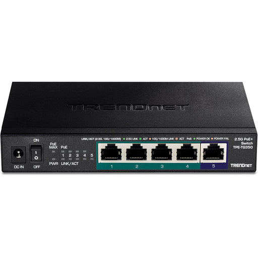 EAN 0710931162127 - Trendnet TPE-TG350 switch No administrado 2.5G Ethernet (100/1000/2500) Energía sobre Ethernet (PoE) Negr imagen 2