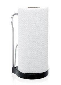 EAN 8710755493546 - Brabantia 493546 portarollo de papel Plástico, Acero Negro, Plata imagen 1