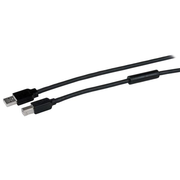 EAN 0065030850933 - StarTech.com 15m USB 2.0, M/M cable USB Aluminio, Negro imagen 1