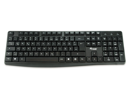 EAN 4015867223765 - Equip 245210 teclado Oficina USB QWERTZ Alemán Negro imagen 1