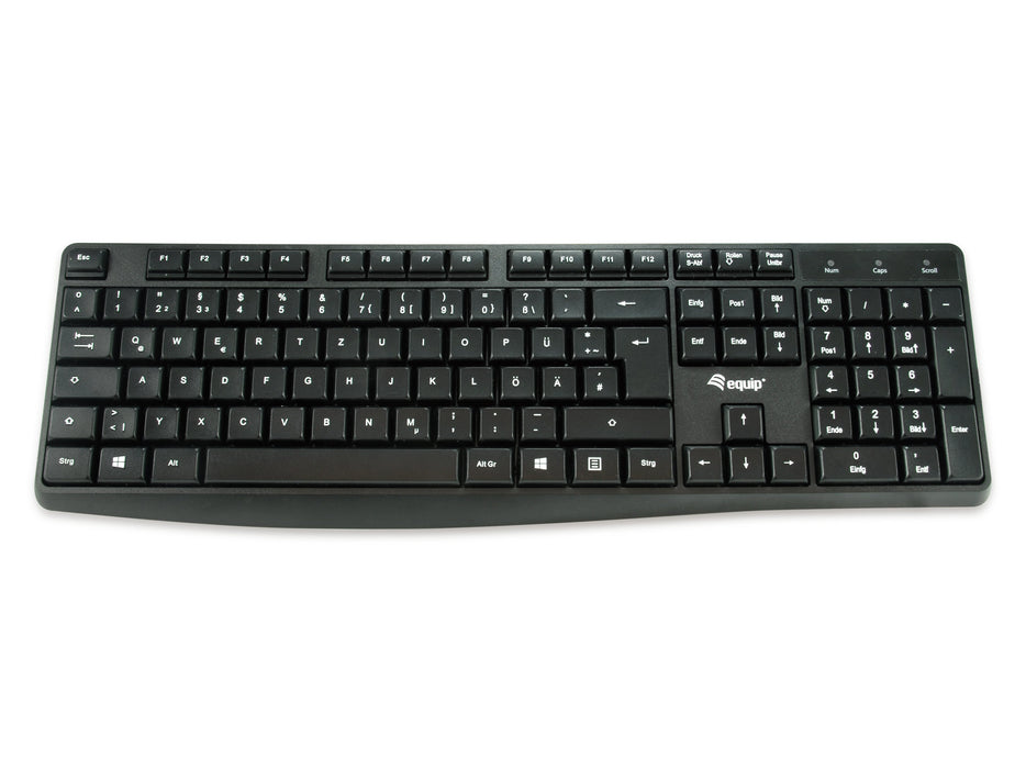 EAN 4015867223765 - Equip 245210 teclado Oficina USB QWERTZ Alemán Negro imagen 1