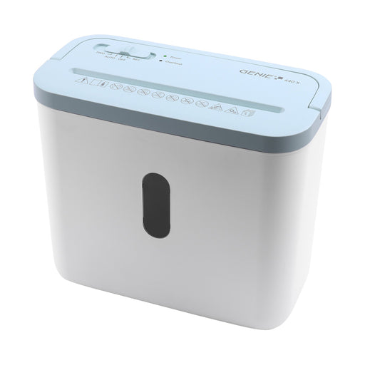 EAN 4030152953653 - Genie 440 X Blue triturador de papel Corte cruzado 72 dB Azul, Blanco imagen 1