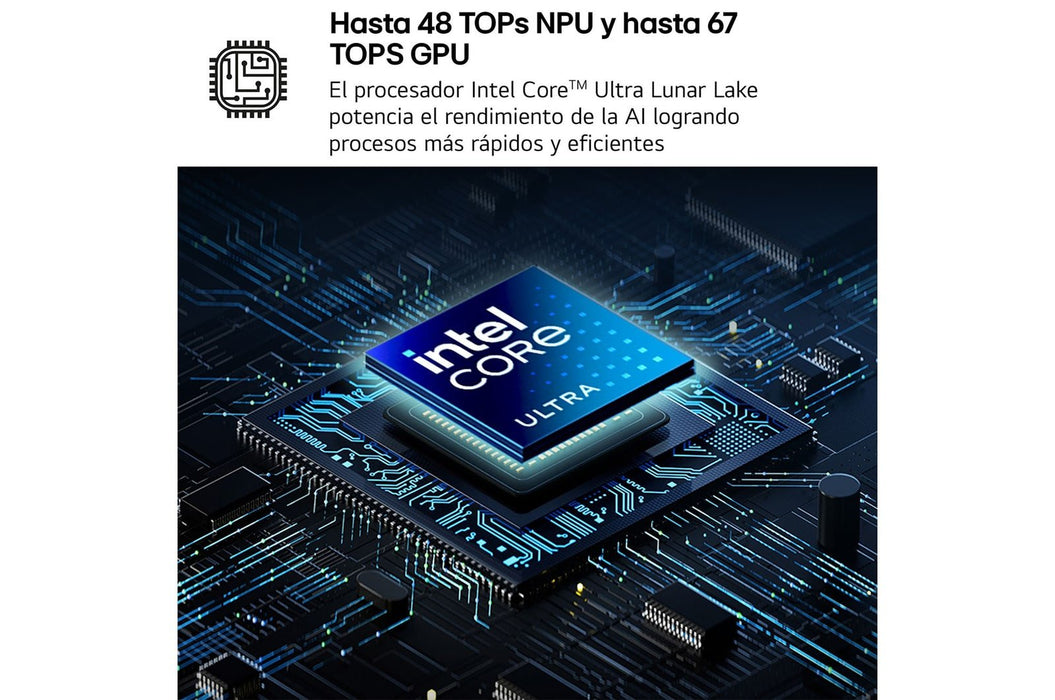 EAN 8806096481356 - LG Gram Pro 16Z90TS-G.AU99B ordenador portatil Copilot+ PC Intel Core Ultra 9 288V Portátil 40,6 cm (16") imagen 8