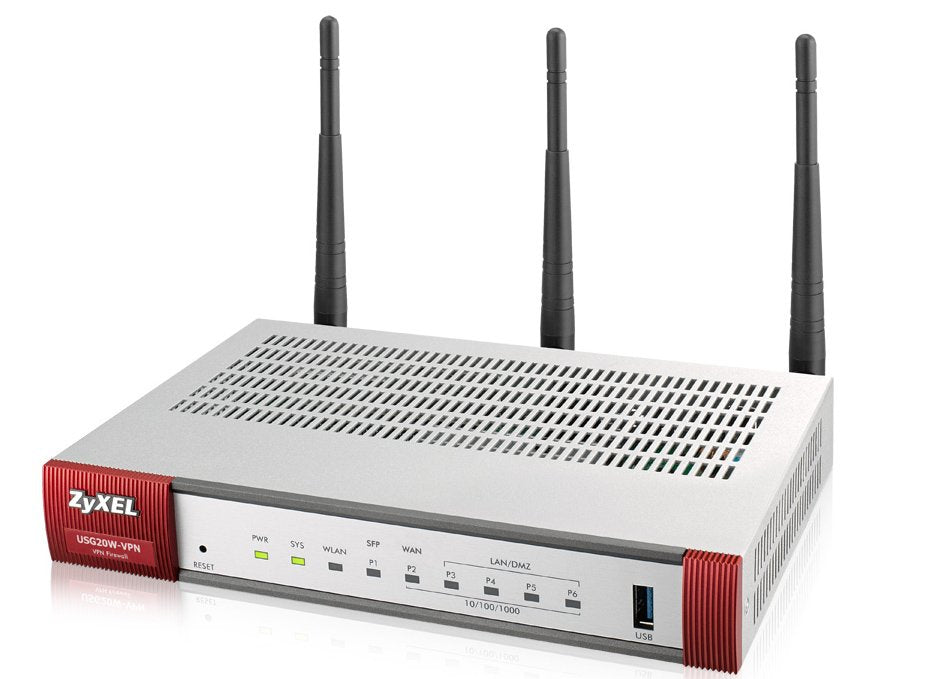 EAN 4718937590896 - Zyxel USG20W-VPN-EU0101F router inalámbrico Gigabit Ethernet Doble banda (2,4 GHz / 5 GHz) Gris, Rojo imagen 1