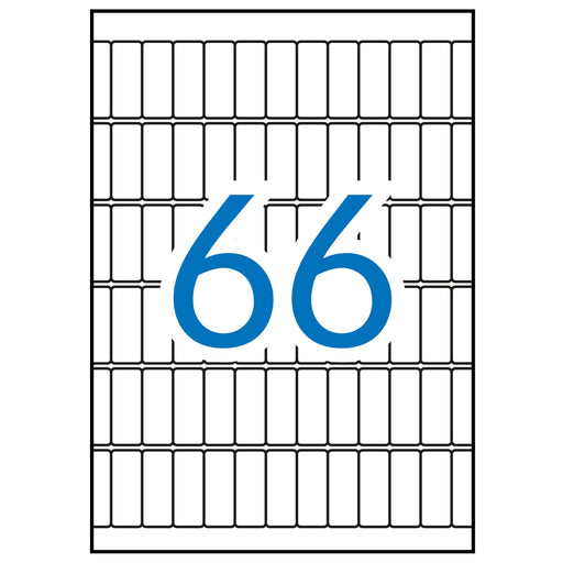 EAN 8410782018612 - APLI 1861 etiqueta autoadhesiva Permanente Blanco 990 pieza(s) imagen 1