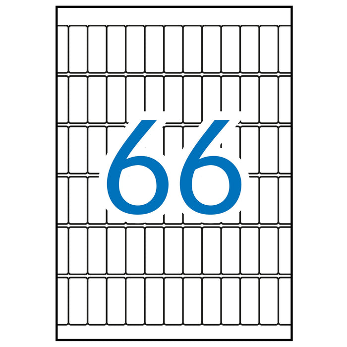 EAN 8410782018612 - APLI 1861 etiqueta autoadhesiva Permanente Blanco 990 pieza(s) imagen 1