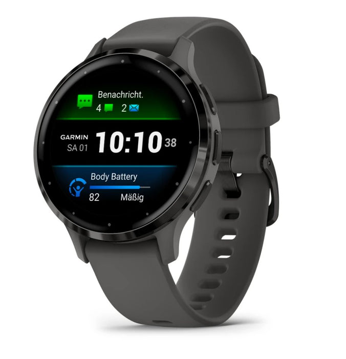 EAN 0753759314774 - Garmin Venu 3S 3,05 cm (1.2") AMOLED 41 mm Digital 390 x 390 Pixeles Pantalla táctil Gris Wifi GPS (satél imagen 1