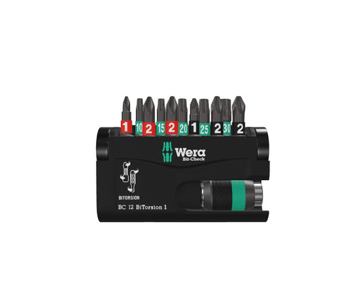 EAN 4013288213969 - Wera Bit-Check 12 BiTorsion 1 SB punta de destornillador 11 pieza(s) imagen 1