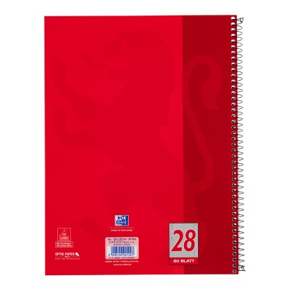 EAN 4006144921207 - Oxford 100050361 cuaderno y block A4 80 hojas Rojo imagen 11