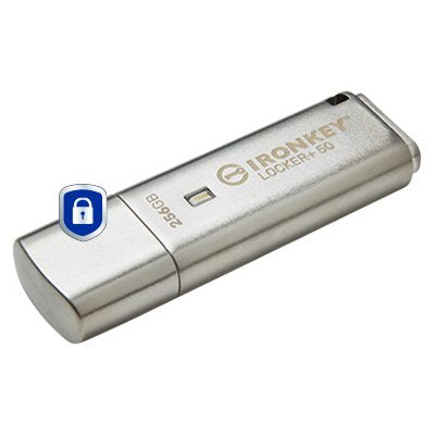 EAN 0740617338898 - Kingston Technology IronKey Locker+ 50 unidad flash USB USB tipo A 3.2 Gen 1 (3.1 Gen 1) Plata imagen 2