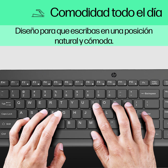 EAN 0196548244133 - HP 150 Wired Keyboard teclado Universal USB QWERTY Inglés Negro imagen 11