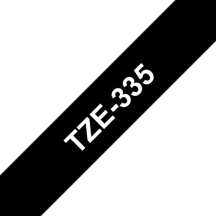 EAN 5712505286364 - Brother TZE-335 cinta para impresora de etiquetas Blanco sobre negro TZ imagen 1