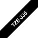 EAN 5712505286364 - Brother TZE-335 cinta para impresora de etiquetas Blanco sobre negro TZ imagen 1