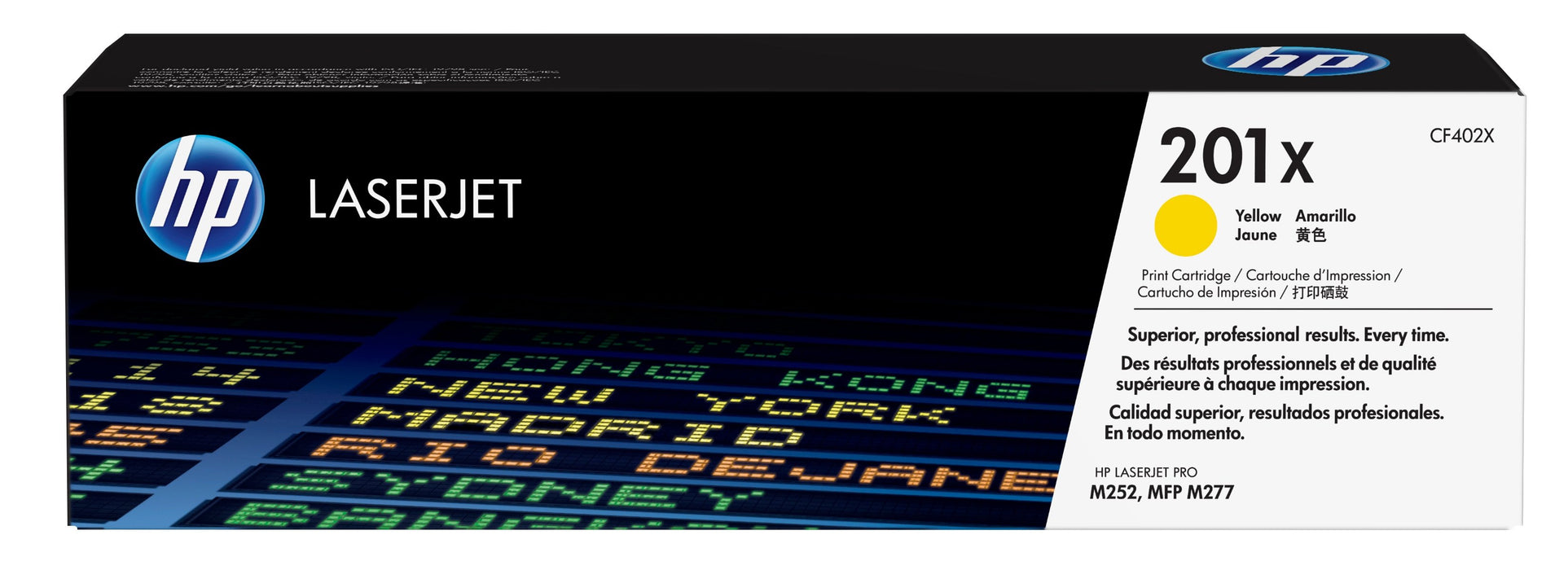 EAN 0888793238004 - HP 201X High Yield Yellow Original LaserJet Toner Cartridge cartucho de tóner 1 pieza(s) imagen 1