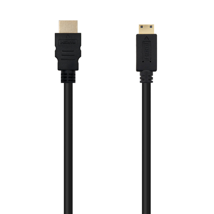 EAN 8433281002166 - Nanocable 10.15.0902 cable HDMI 1,8 m HDMI tipo A (Estándar) HDMI Type C (Mini) Negro imagen 2