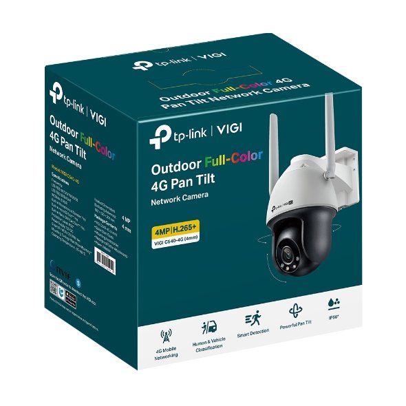 EAN 4895252504910 - TP-Link VIGI C540-4G Torreta Cámara de seguridad IP Interior y exterior 2560 x 1440 Pixeles Techo/pared imagen 2