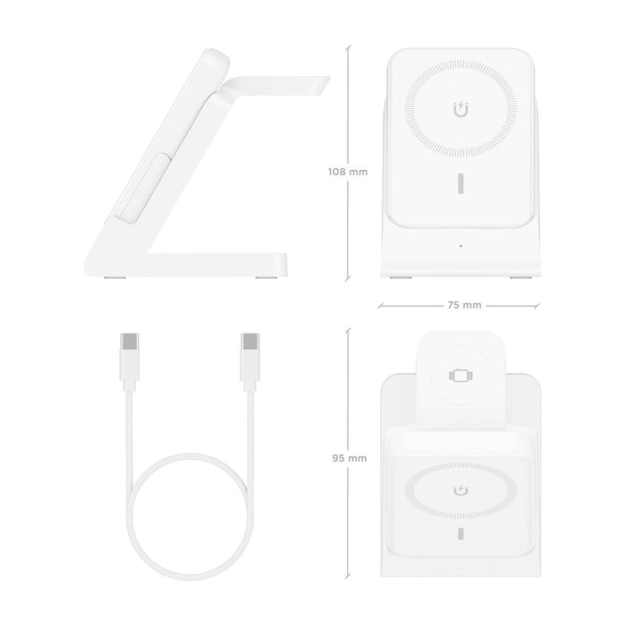 EAN 8435739903506 - AISENS ASCH-15W4WC063-W cargador de dispositivo móvil Auriculares, Smartphone, Reloj inteligente Cargador imagen 5