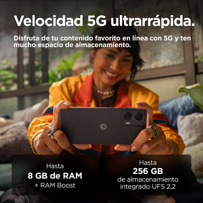 EAN 840023287831 - Motorola moto G35 5G 17,1 cm (6.72") SIM doble Android 14 USB Tipo C 4 GB 256 GB 5000 mAh Negro imagen 8