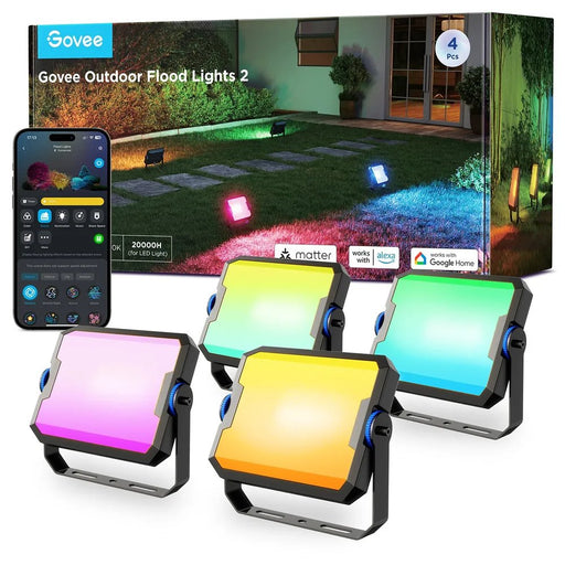 EAN 6974316990550 - Govee H8057 Iluminación inteligente para jardín Wi-Fi/Bluetooth imagen 2