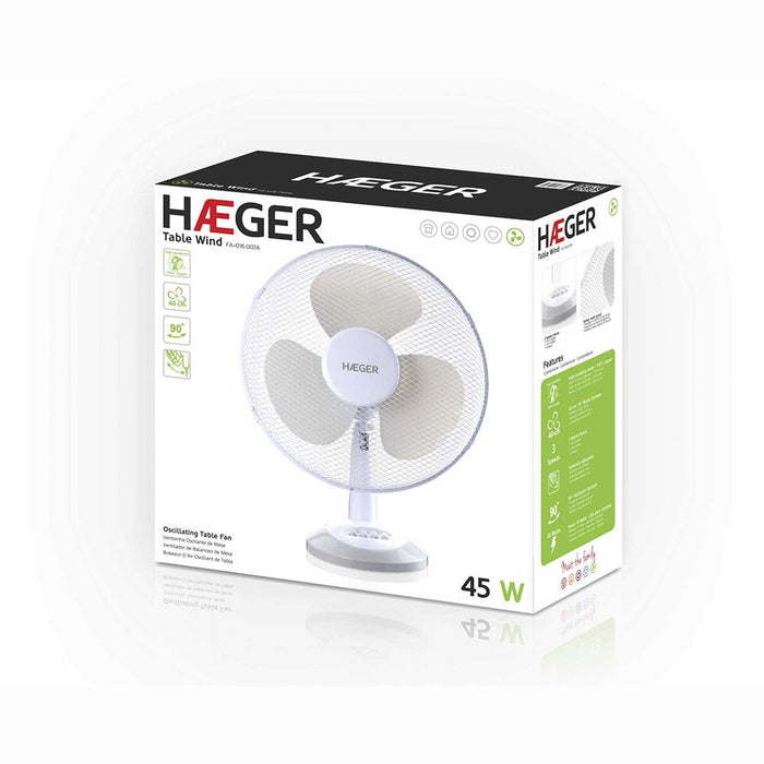 EAN 5608475012884 - Haeger FA-016.007A ventilador Blanco imagen 3