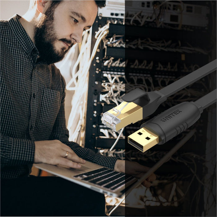 EAN 4894160041678 - UNITEK Y-SP02001B cable de red Negro 18 m imagen 4