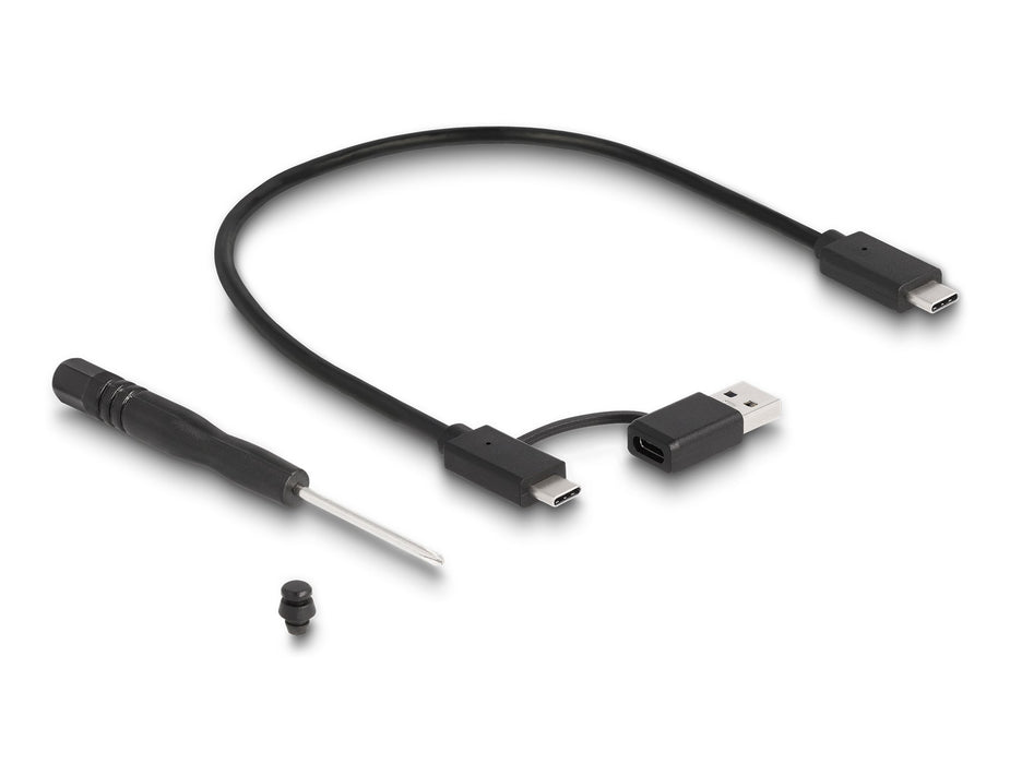 EAN 4043619420155 - DeLOCK 42015 caja para disco duro externo Caja externa para unidad de estado sólido (SSD) Gris imagen 4