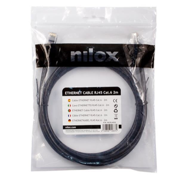 EAN 8436556146879 - Nilox NXCRJ4502 cable de red Negro 2 m Cat6 U/UTP (UTP) imagen 6
