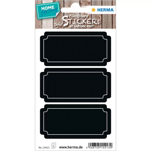 EAN 4008705154130 - HERMA 15413 etiqueta autoadhesiva Permanente Negro 6 pieza(s) imagen 1