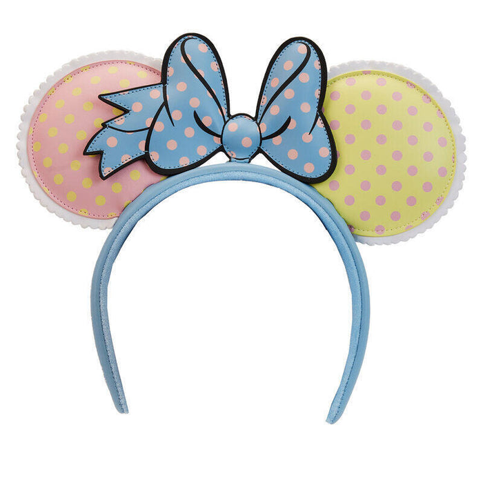 Diadema Orejas Pastel Polka Dot Minnie Mouse Disney