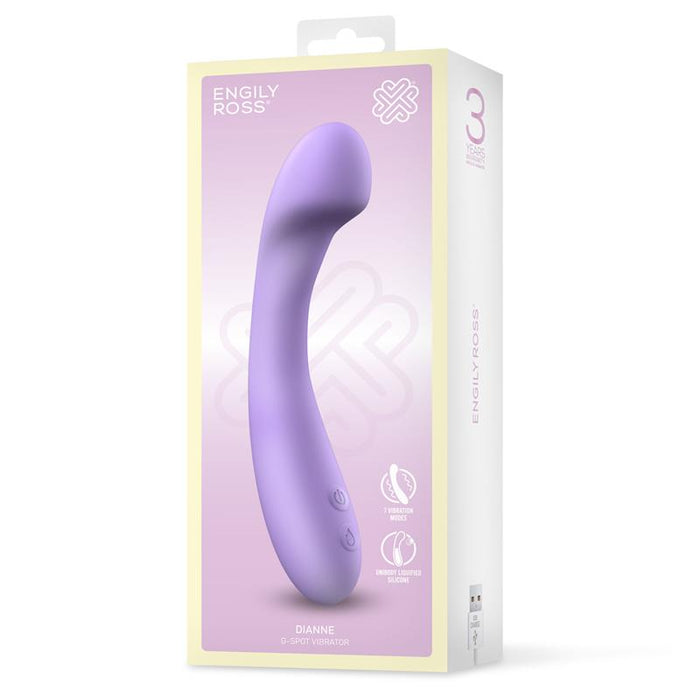 Vibrador Dianne Silicona Líquida Unibody Punto G Flexible Usb