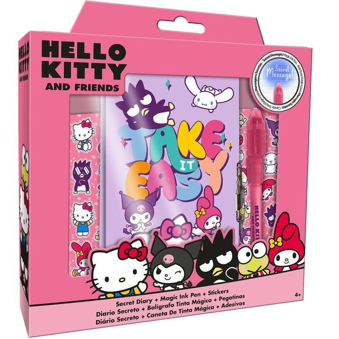 Diario + Boligrafo Magico Hello Kitty And Friends